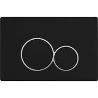 Кнопка смыва Nomi 097-E пластик черный мат