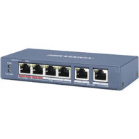 Switch/Коммутатор Hikvision DS-3E0106P-E/M (4PoE + 2Uplink)