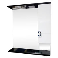 Зеркало для ванной Aquaplus Modern Black 65 cu dulap