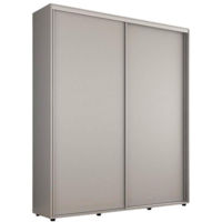 Шкаф Mobildor-Lux Compact uși glisante PAL fără ornament (230x45x220H cm) Grey