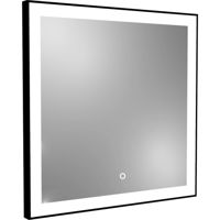 Зеркало для ванной Dubiel Vitrum LOGAN Black 80x100 LED touch