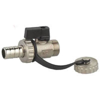 Запорная арматура Ferro Сливной шаровой кран 1/2" ZSS1 / ZSUN1