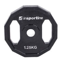 Гантель inSPORTline 3575 Disc metal cauciuc d=50 mm 1.25 kg 15895 Ruberton cu maner
