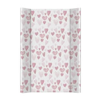 Аксессуар для пеленания Ceba Baby W-204-000-748 Saltea de infasat tare Ultra Light Lots of Love, 70x50 cm