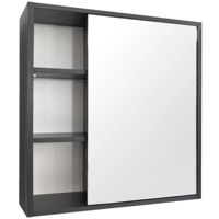 Зеркало для ванной Mashtab 11855 Alicante 800x155x730 Antracit Mat