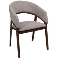 Стул Deco Ikaro Light Brown (Raven 30) + Walnut