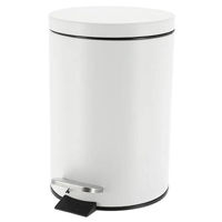 Coș de gunoi Tendance 56205 Cos pentru gunoi cu pedala 3l, H23.5cm, alb