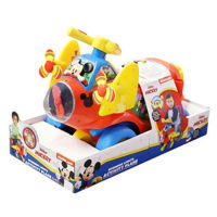 Толокар Kiddieland 65631 Самолёт Микки со светом и звуком, красный 1318D