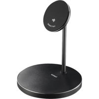 Зарядное устройство беспроводное Hama 201737 Wireless Qi2 Charger, Inductive Fast Charging, Charging Station Stand, 15 W