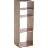 Этажерка 5five 51866 Полка 34,5x32x100,5см, 2+2 полки, натуральная