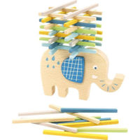 Игрушка miscellaneous 11262 echilibrare a elefantilor din lemn 57221
