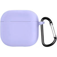 Чехол для наушников Helmet Airpods 4, silicone, Lilac