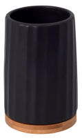 Стакан для зубных щёток Bisk 08409 Suport periute de dinti KIDO negru