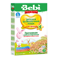 Terci din hrișcă fără lapte Bebi (6+), 200g