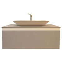 Dulap pentru lavoar Bayro Wings 1000 под столешницу серый камень