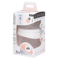 cumpără NIP First moments Biberon cu gat larg, universal, plastic, tetina rotunda, anti-colic, silicon, 0+, în Chișinău