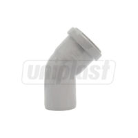 Отвод ПП D. 50 / 45°  UNIPLAST