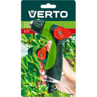 Дождеватель Verto 52095 Пистолет-дождеватель, широкий, с регулировкой,