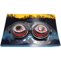 Декор Promstore 37037 Suvenir Halloween Ochelari cu ochi, 6X15cm