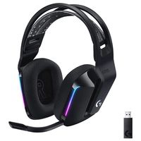 Wireless Gaming Headset Logitech G733, 40mm drivers,20-20kHz,39 Ohm,87.5dB, RGB,2.4 Ghz/3.5mm,Black
