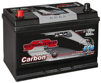 Автомобильный аккумулятор Sznajder 60047 100Ah Carbon EFB Jap. (+левый) 800А