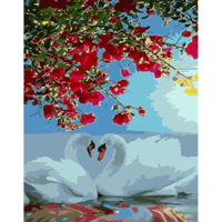 Tablou pe numere Strateg R 9 /14 (GS950)(49399) Lebăda, 40x50 cm