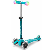 Самокат Micro MMD131 Mini Deluxe Magic LED Aqua