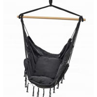 Гамак Jumi OH-905719 tip scaun cu perna BRAZILIAN negru