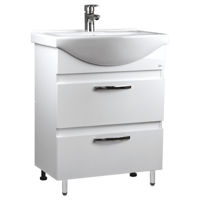 Шкаф под умывальник Mashtab 11613 Agat cu 2 sertare 60cm Alb