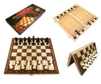 Настольная игра ToyMall 004177 Șah 3in1