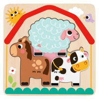 Головоломка Tooky Toy 72851 puzzle din lemn TH623