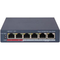 Switch/Коммутатор Hikvision DS-3E1106P-EI/M Smart PoE (4port+2PoE Long distance)
