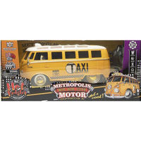 Машина New World MK8055B Microbuz Taxi cu 6 functii, orange, 662046