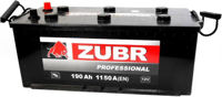 Автомобильный аккумулятор Zubr Professional 190 Ah L+