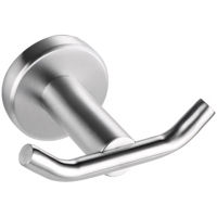 Вешалка для ванной Uniplast SBH072 Двойная вешалка для ванной из нержавеющей стали (круглая)