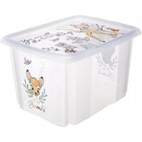 Короб для хранения Keeeper Bambi Transparent (12238001) 30L для игрушек