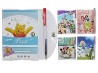 Blocnotes cu buton si pix 8X10cm "Disney", 60f