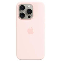 Husă pentru smartphone Apple iPhone 15 Pro Silicone MagSafe Light Pink MT1F3
