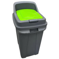 Урна для мусора Hydro S reciclare cu capac, pentru sticla, 70 L 0430538