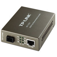 10/100M RJ45 to 100M, TP-Link single-mode SC fiber (WDM) Converter MC112CS, F-duplex, up to 20Km