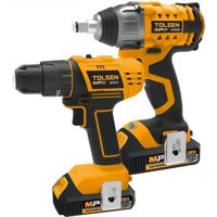 Набор электроинструментов Tolsen Set masina de insurubat + impact Li-Ion MP20V 2Ah (87240)