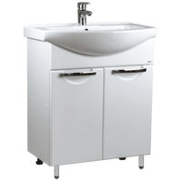 Шкаф под умывальник Mashtab 11406 Delfin cu 2 usi 65cm Alb