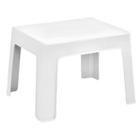 Mobilier pentru grădină Hydro S Masuta de cafea Shine, 47x57x38, Alb