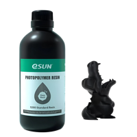 Photopolymer resin ESUN S200 Standard Resin, 0.5 kg, deep black