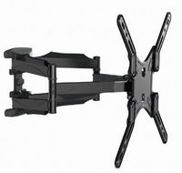 Wall Mount Gembird "WM-60RT-01" Black 32"-60", 35kg, VESAup 400x400 Wall: 42-452mm, -90°~+90°, +12°