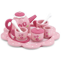 Игрушка Viga 44543 Veselă din lemn Set de ceai