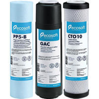 Cartuș filtre de tip-curgere Ecosoft set p/u sistem cu osmoza inversa PURE AQUACALCIUM (47EK0607)