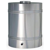 Бочка для вина Metancor Бочка круглая 60 л, Øкрышки 125мм, H=500мм, AISI 304
