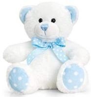 Baby Spotty Bear Urs cu un arc de 25 cm, cod 42937