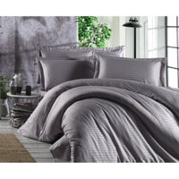 Textile de casă Cottony SLPSL Stripe Satin Charcoal: 1 pers